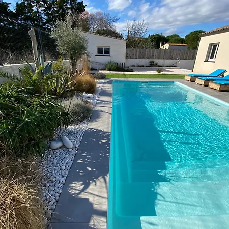 Villa Le Point Be - Magnifique Avec Piscine Chauffee - De Mai A Septembre - Pour 6 Personnes *