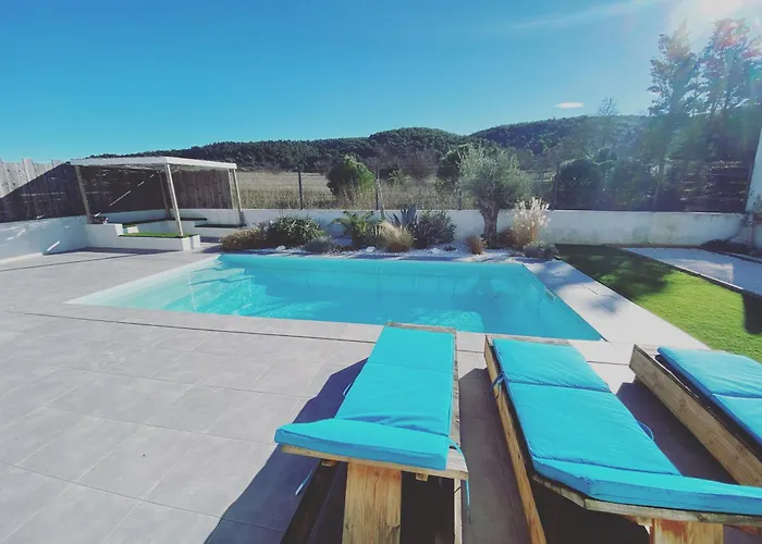 Villa Le Point Be - Magnifique Avec Piscine Chauffée - De Mai à Septembre - Pour 6 Personnes Ornaisons